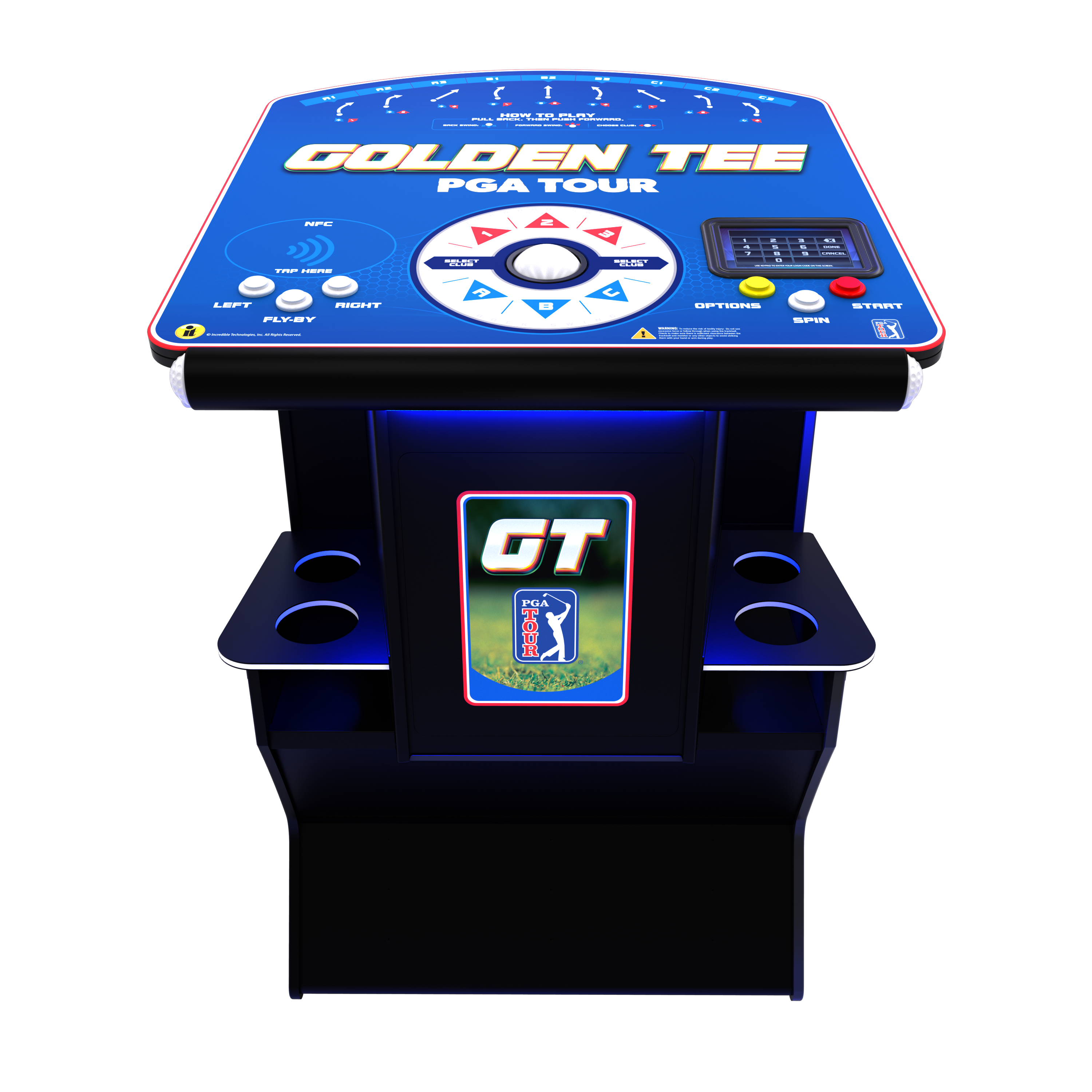 Incredible Technologies Golden Tee PGA TOUR Home Edition-Arcade Games-Incredible Technologies-Standard-Game Room Shop