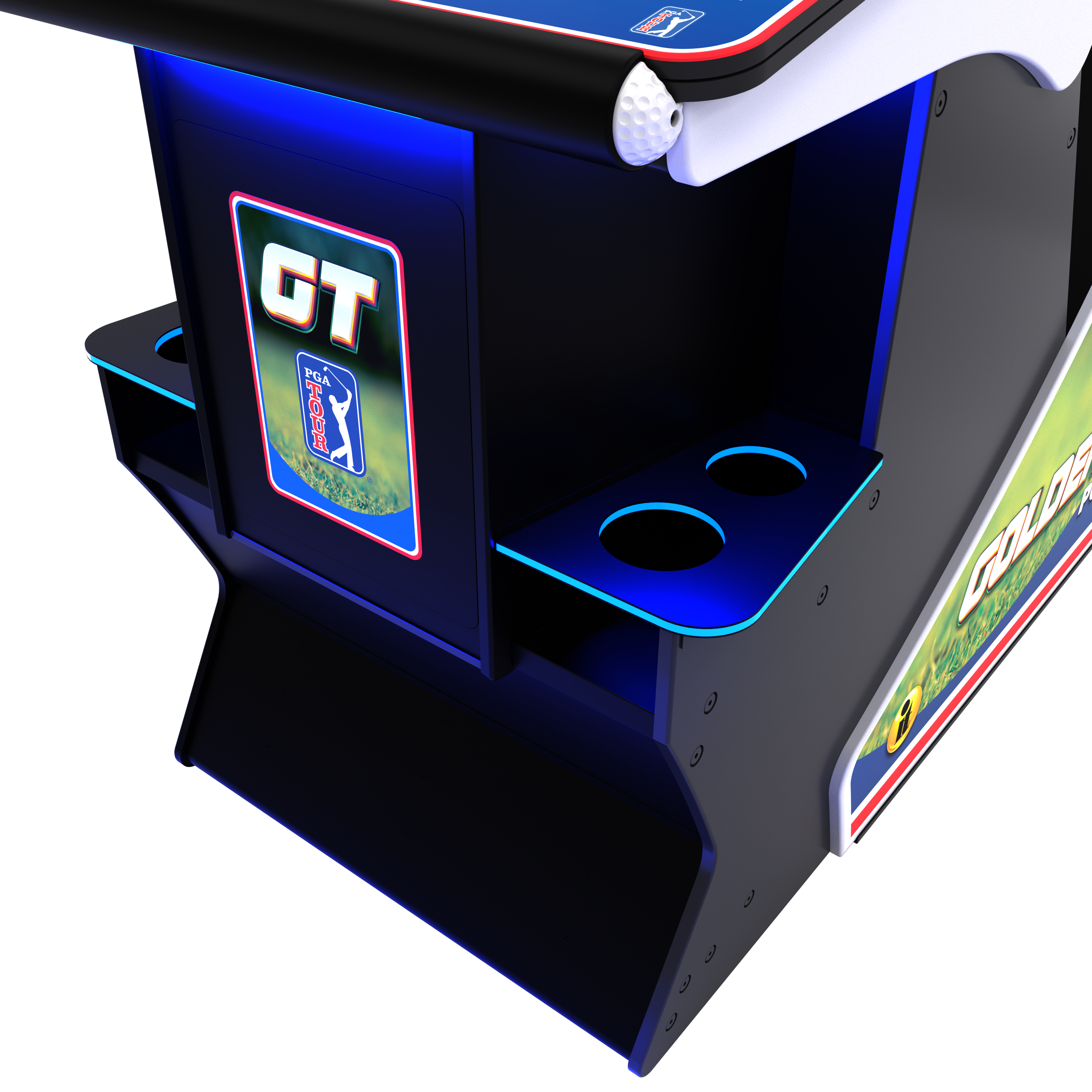 Incredible Technologies Golden Tee PGA TOUR Home Edition-Arcade Games-Incredible Technologies-Standard-Cup Holders-Game Room Shop