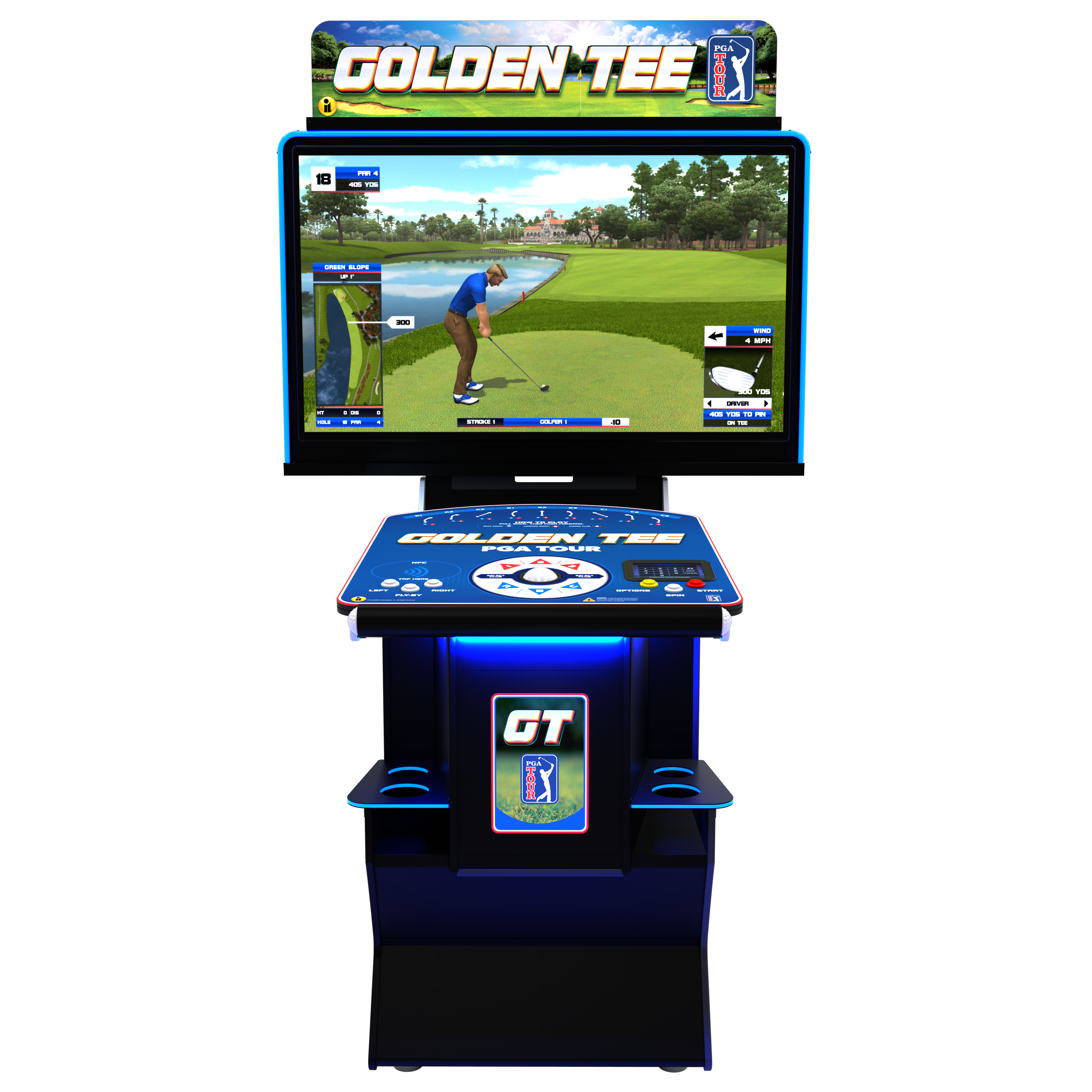 Incredible Technologies Golden Tee PGA TOUR Home Edition-Arcade Games-Incredible Technologies-Deluxe-Game Room Shop