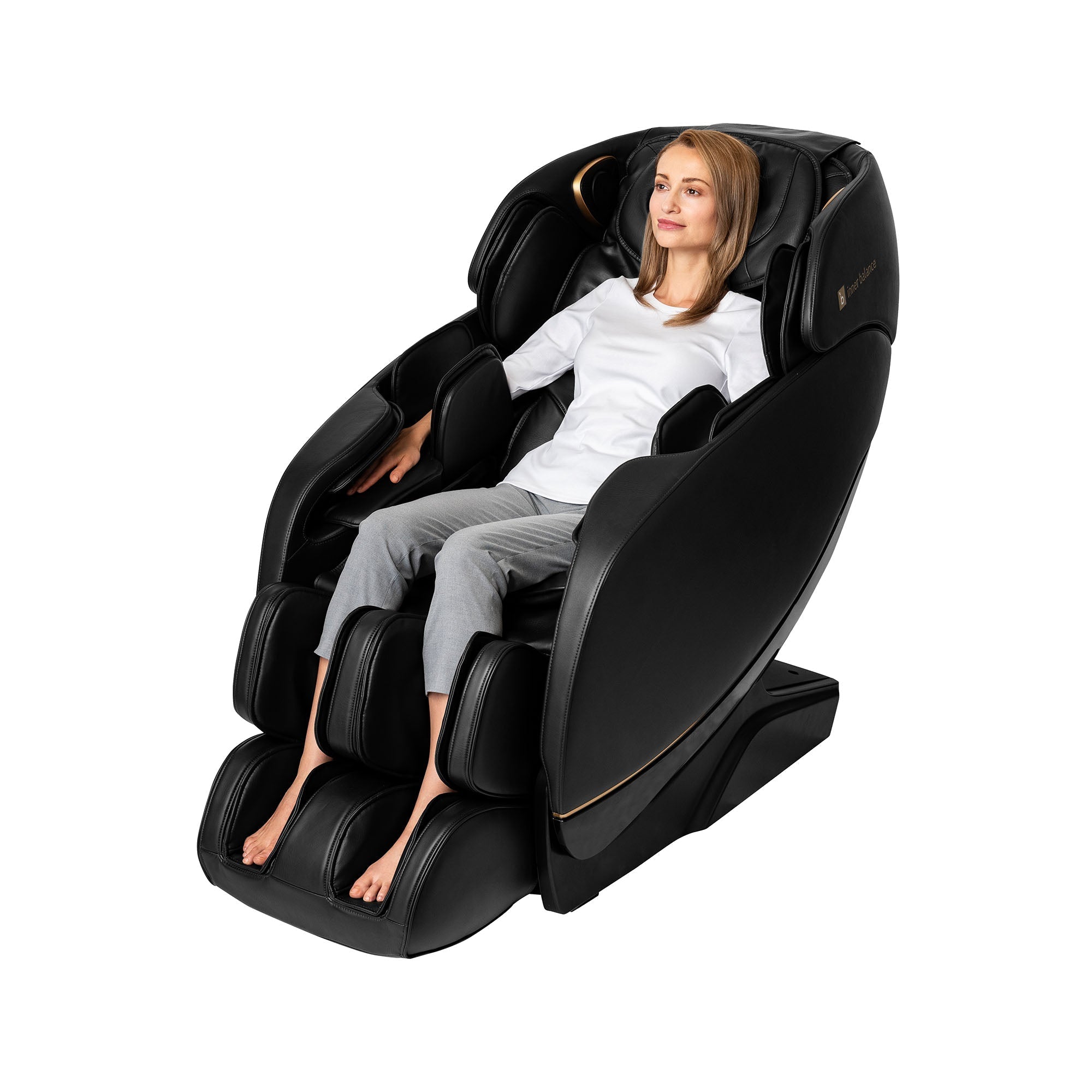 Inner Balance Jin 2.0 SL Track Massage Chair-Massage Chairs-Synca-Johnson Wellness-Espresso-Game Room Shop