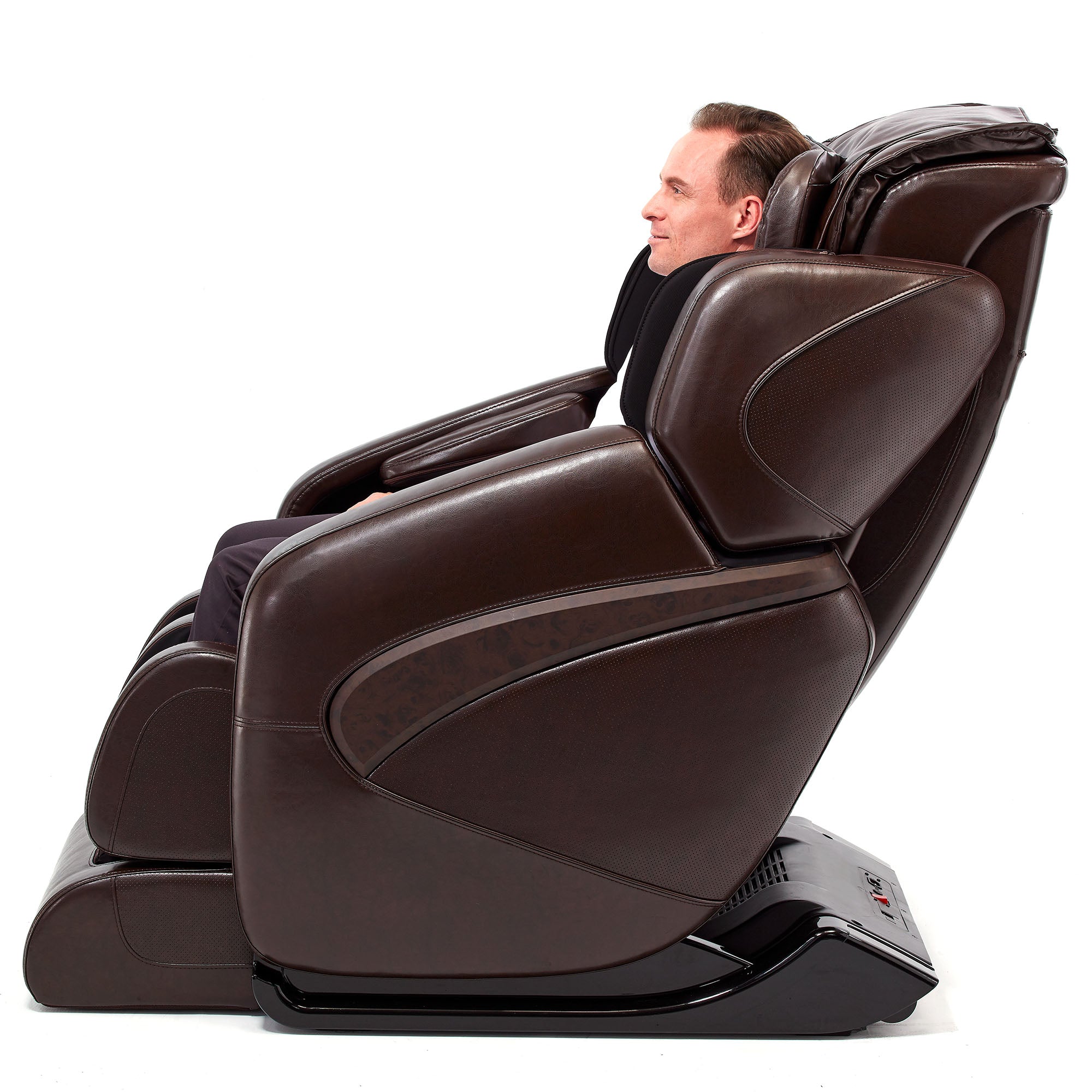 Inner Balance Jin L Track Massage Chair-Massage Chairs-Synca-Johnson Wellness-Black-Game Room Shop