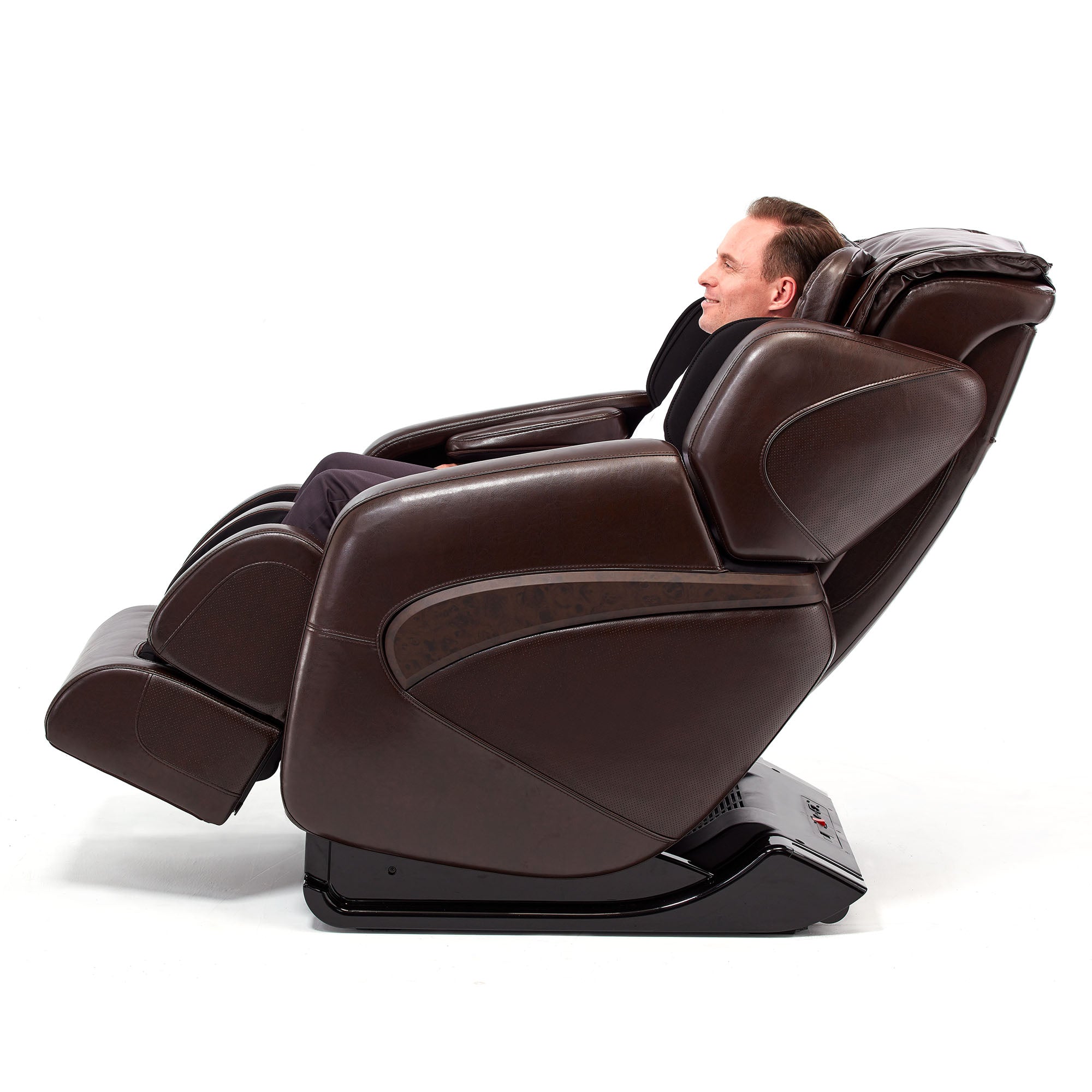 Inner Balance Jin L Track Massage Chair-Massage Chairs-Synca-Johnson Wellness-Black-Game Room Shop