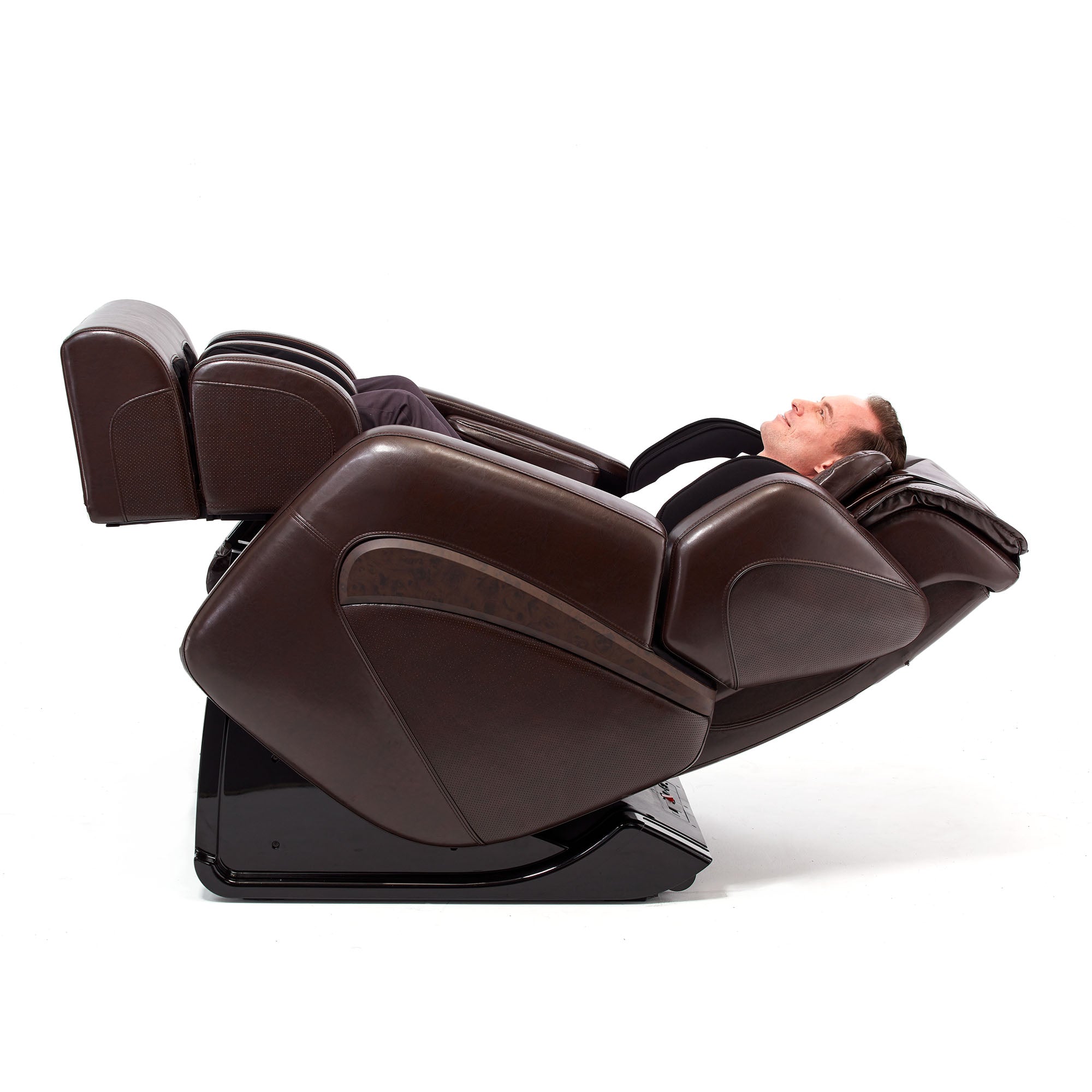 Inner Balance Jin L Track Massage Chair-Massage Chairs-Synca-Johnson Wellness-Black-Game Room Shop