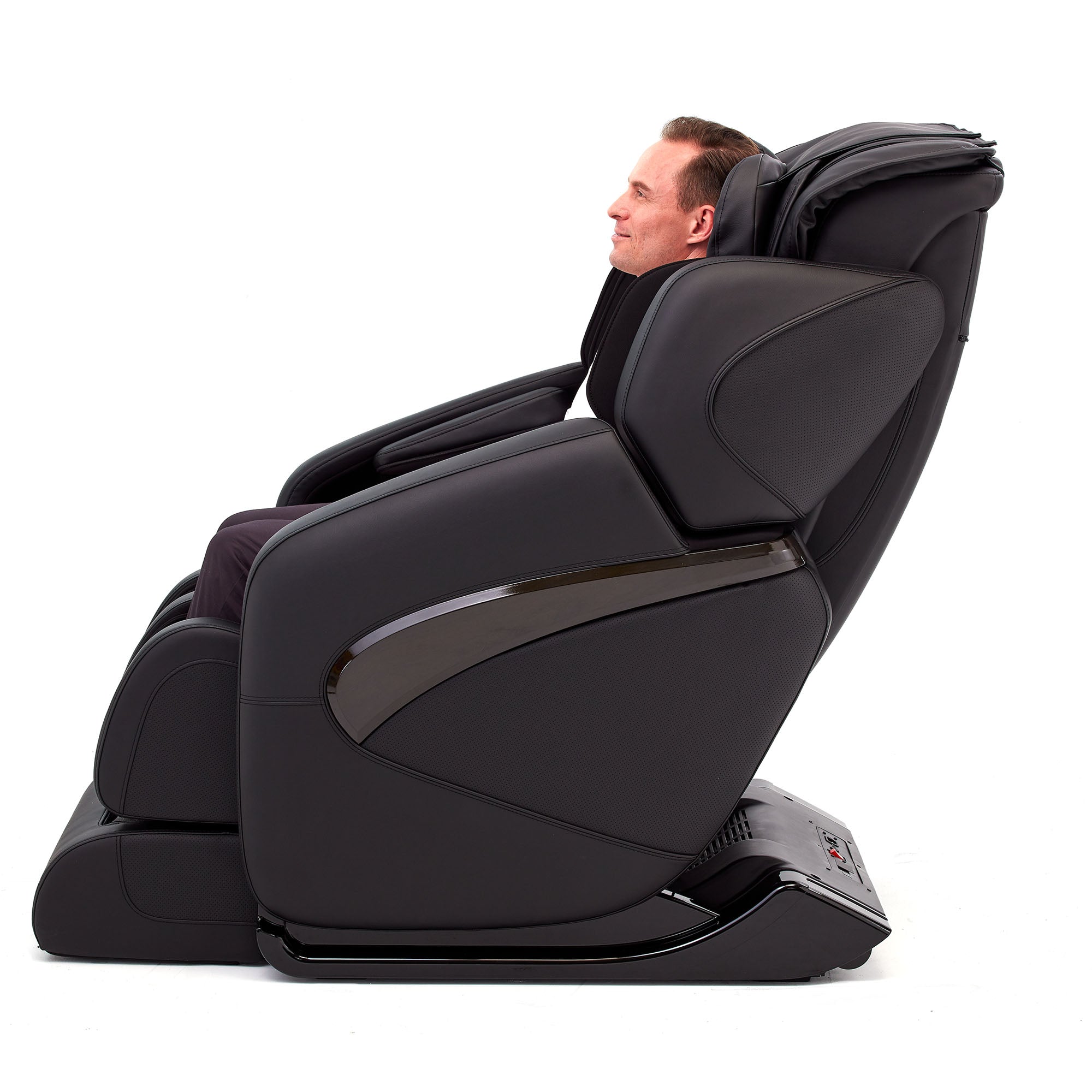 Inner Balance Jin L Track Massage Chair-Massage Chairs-Synca-Johnson Wellness-Black-Game Room Shop