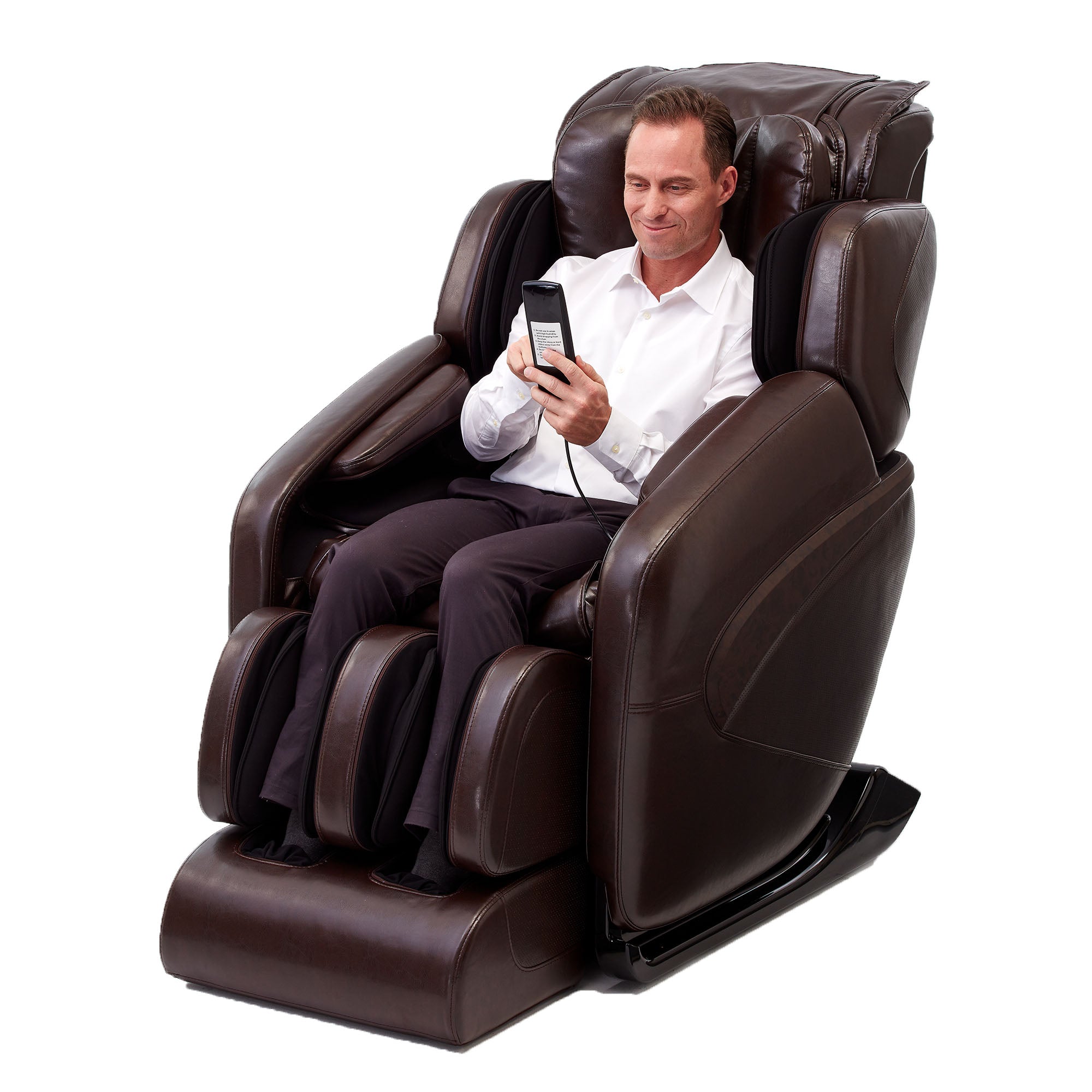 Inner Balance Jin L Track Massage Chair-Massage Chairs-Synca-Johnson Wellness-Black-Game Room Shop