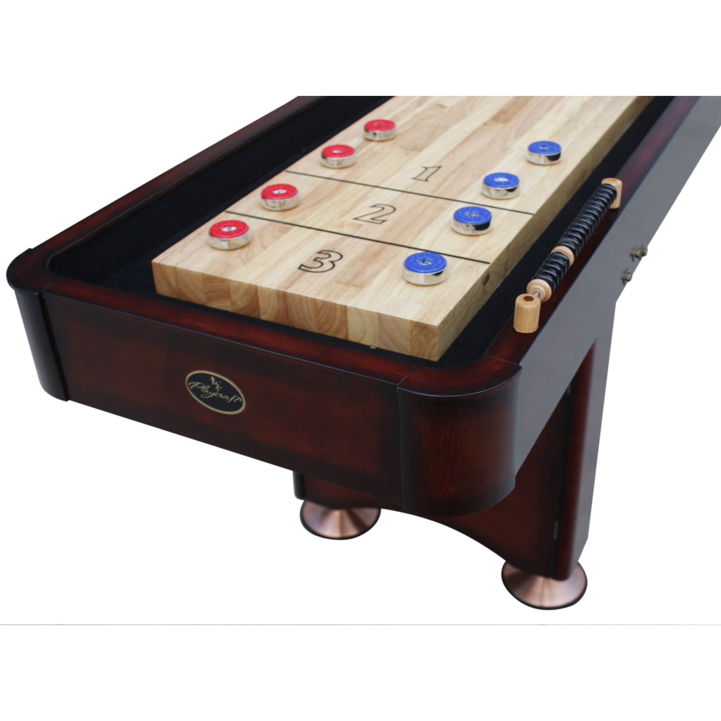 Playcraft Georgetown Shuffleboard Table-Shuffleboard Tables-Playcraft-12' Length-Cherry-Game Room Shop