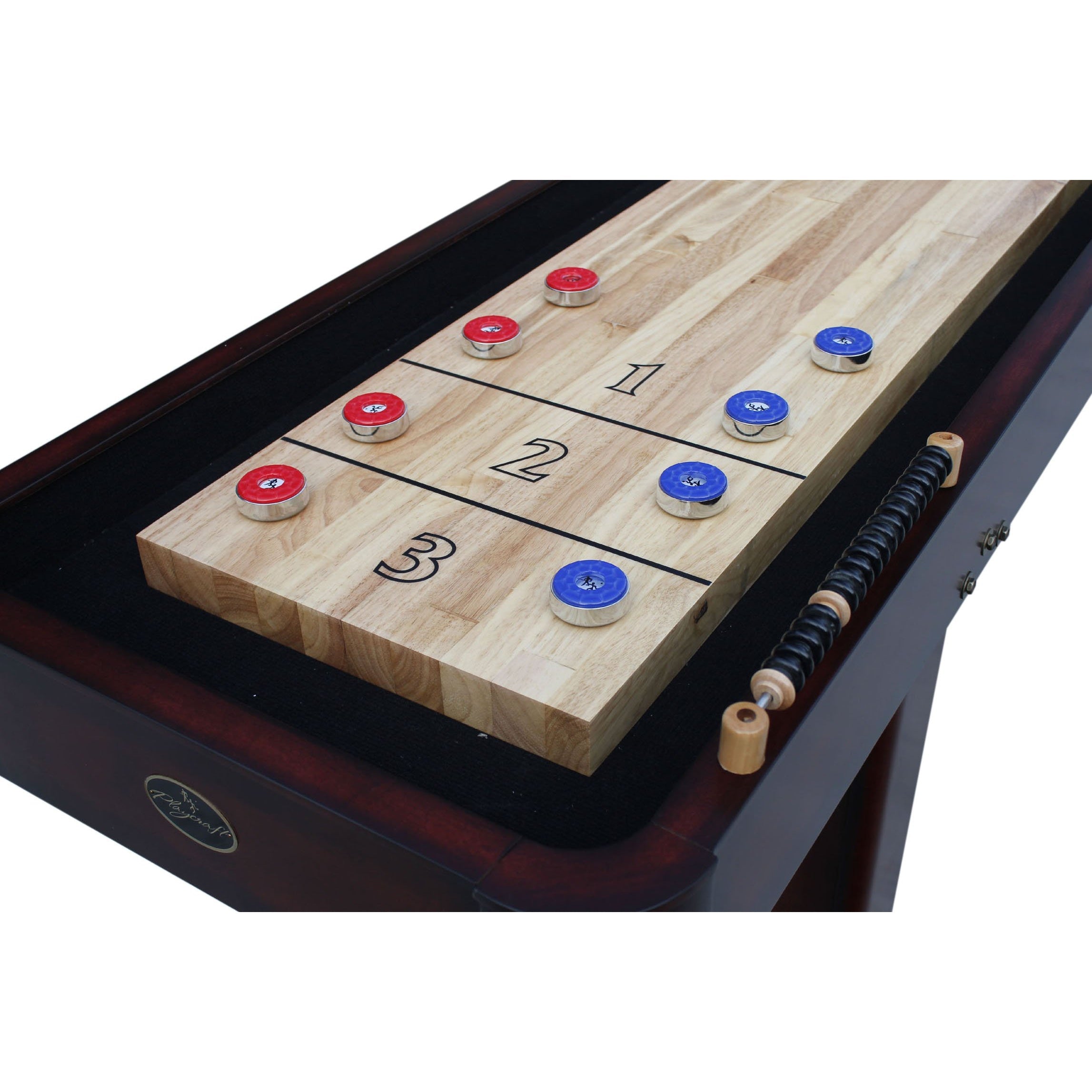 Playcraft Georgetown Shuffleboard Table-Shuffleboard Tables-Playcraft-12' Length-Cherry-Game Room Shop