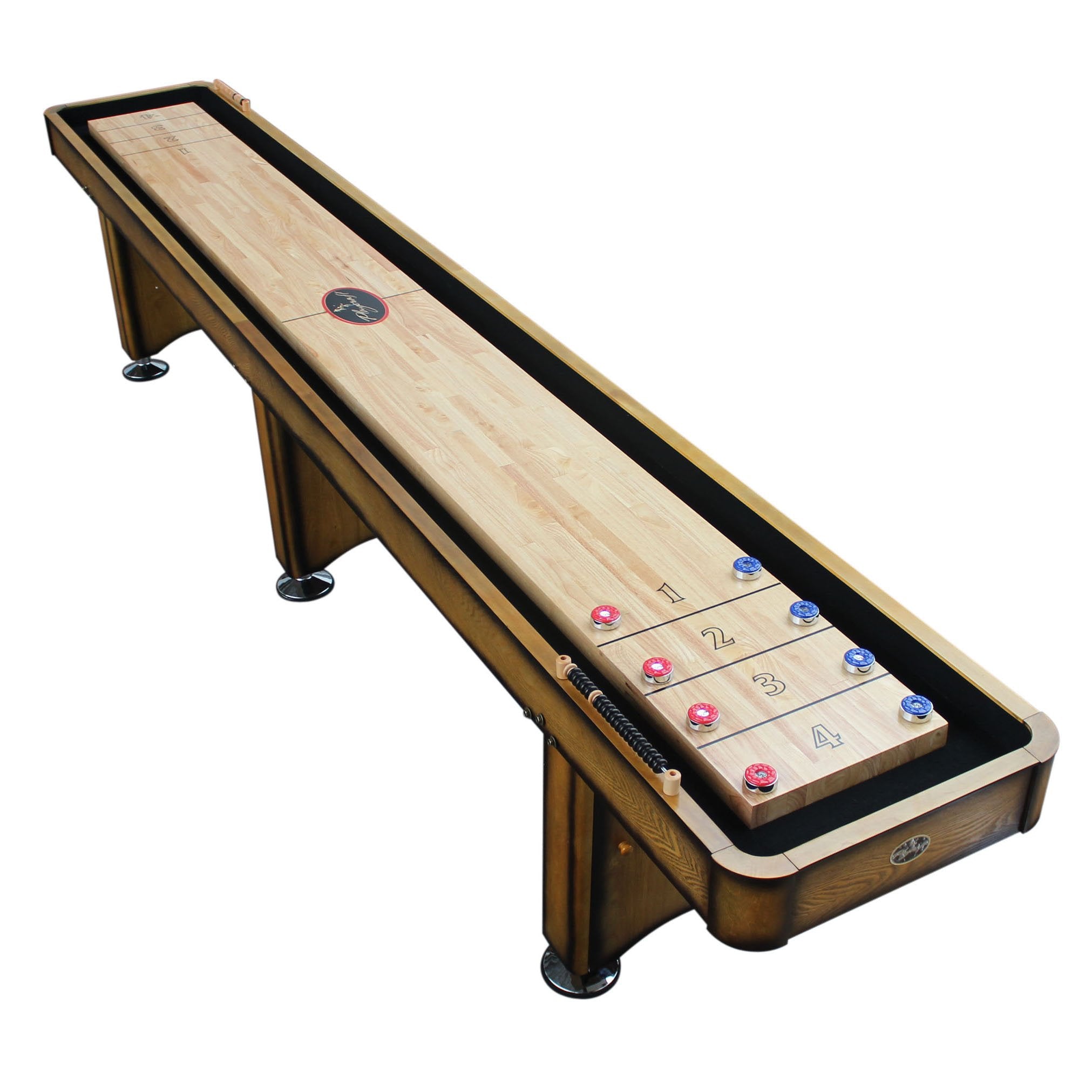 Playcraft Georgetown Shuffleboard Table-Shuffleboard Tables-Playcraft-12' Length-Cherry-Game Room Shop