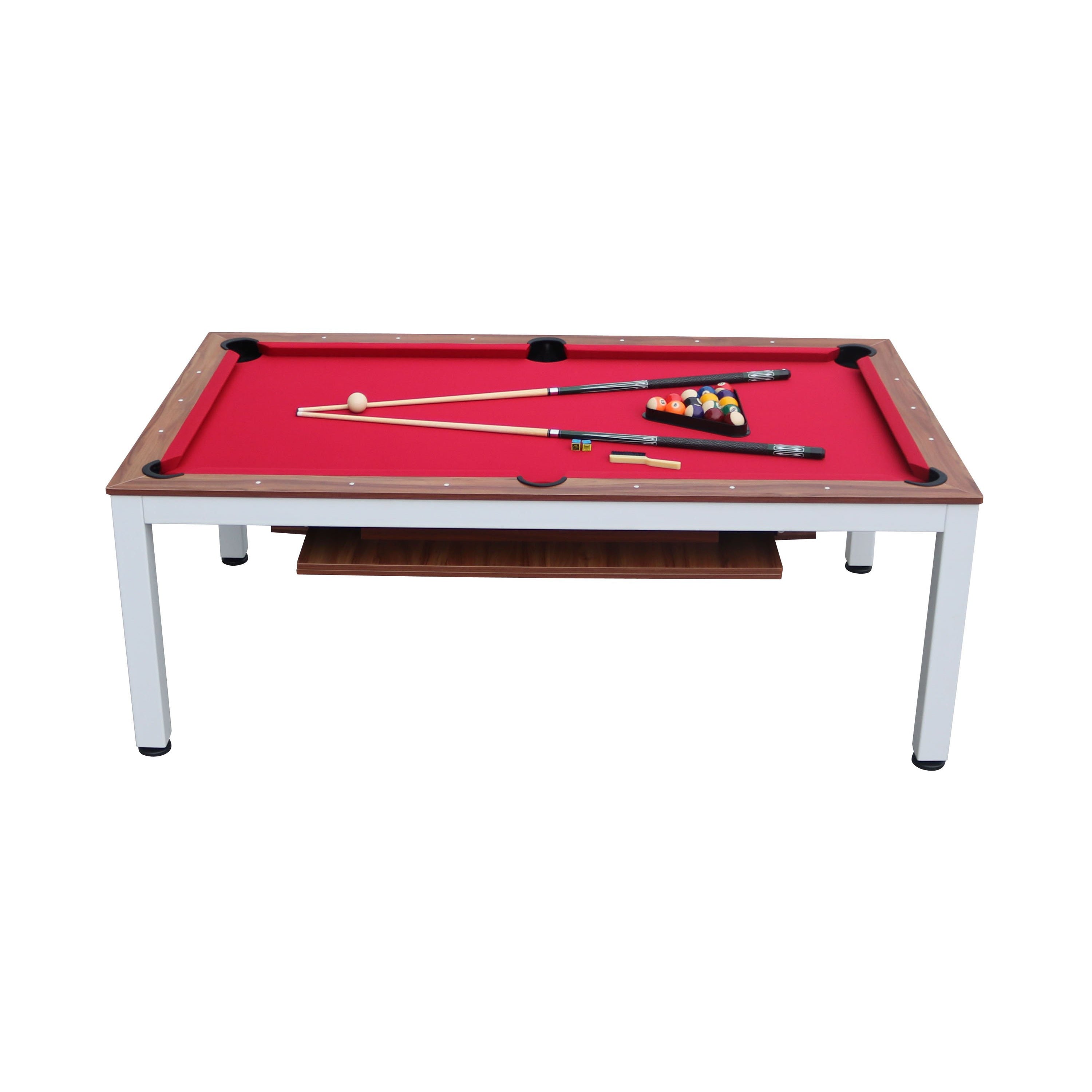 Playcraft Glacier 7' Pool Table with Dining Top-Billiard Tables-Playcraft-No Thank You-Game Room Shop