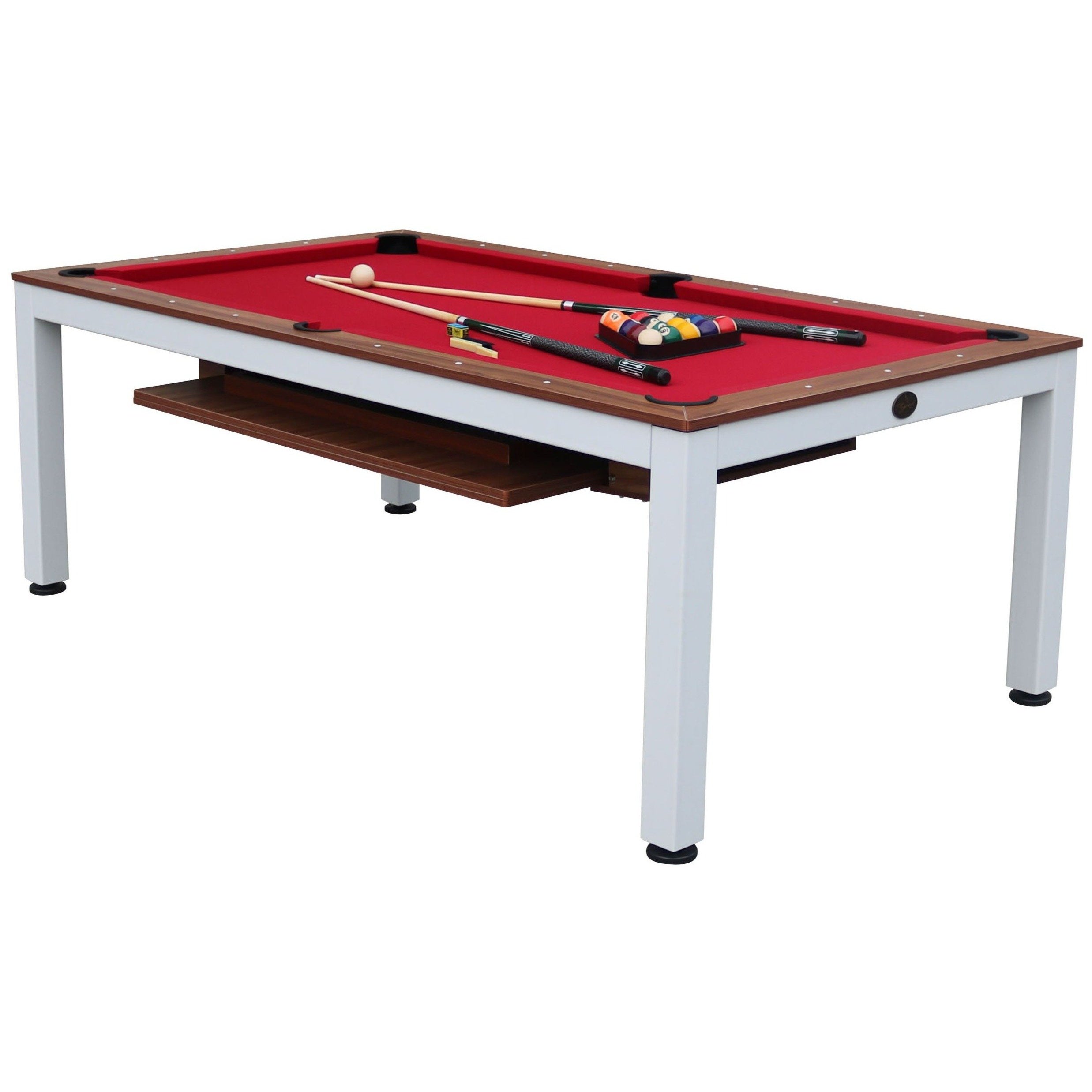 Playcraft Glacier 7' Pool Table with Dining Top-Billiard Tables-Playcraft-No Thank You-Game Room Shop