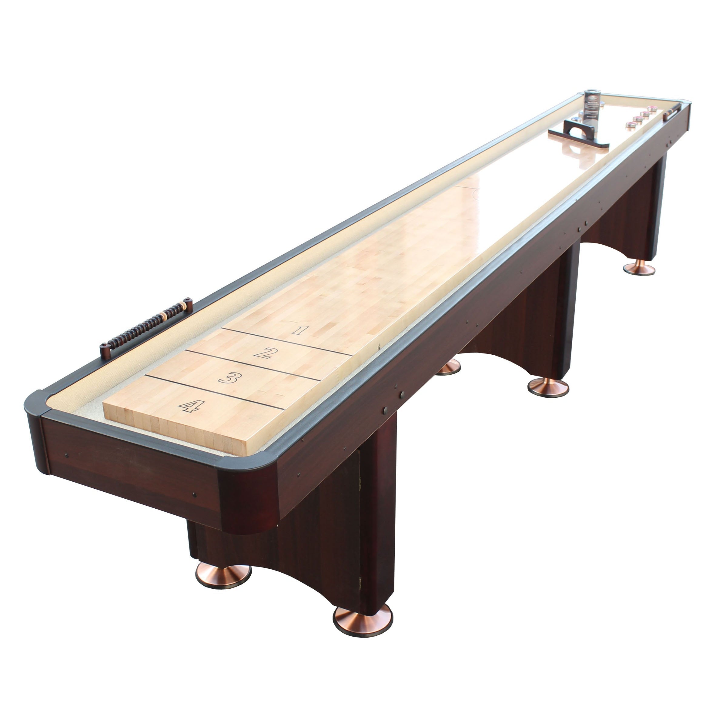 Playcraft Woodbridge Shuffleboard Table-Shuffleboard Tables-Playcraft-9' Length-Espresso-Game Room Shop