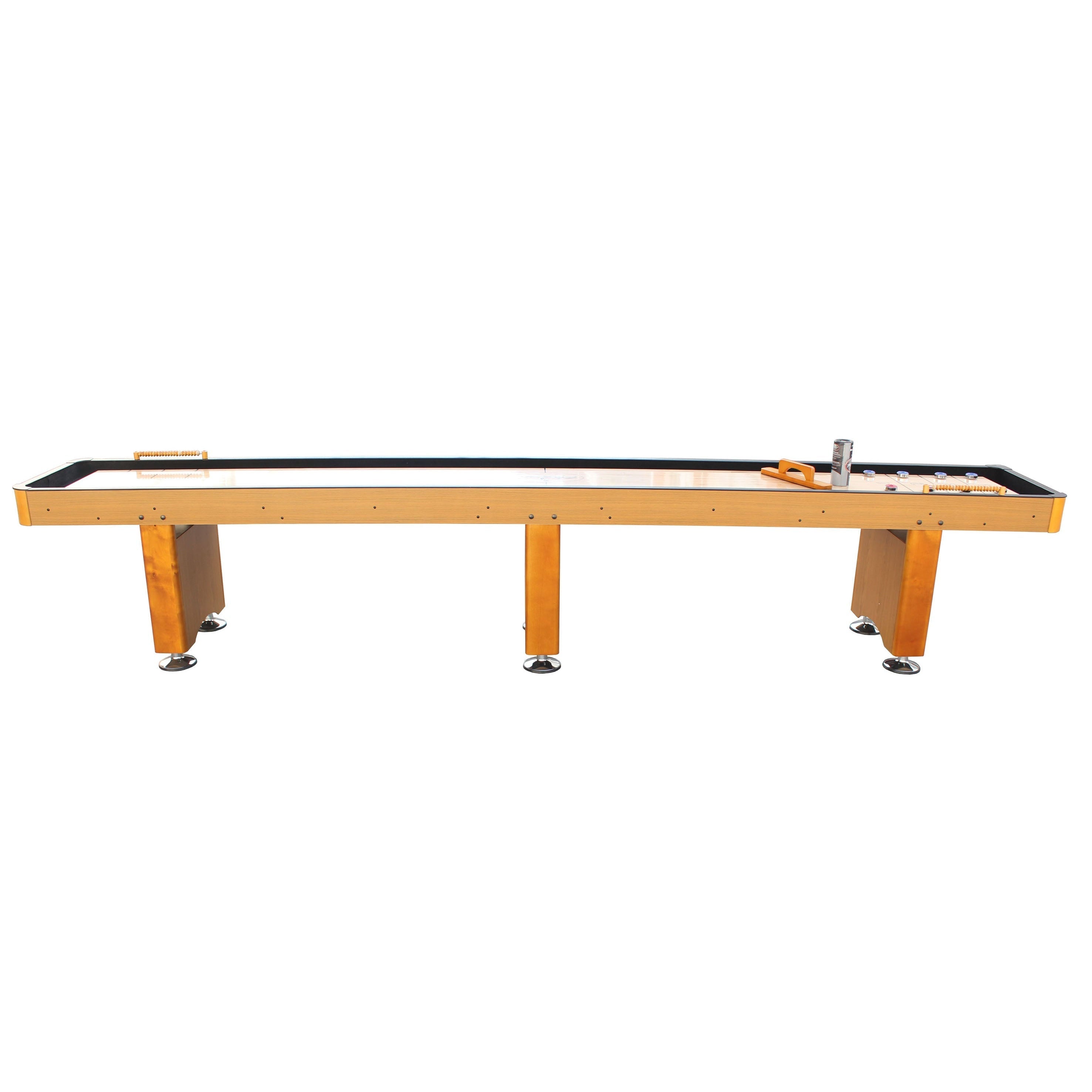 Playcraft Woodbridge Shuffleboard Table-Shuffleboard Tables-Playcraft-9' Length-Espresso-Game Room Shop