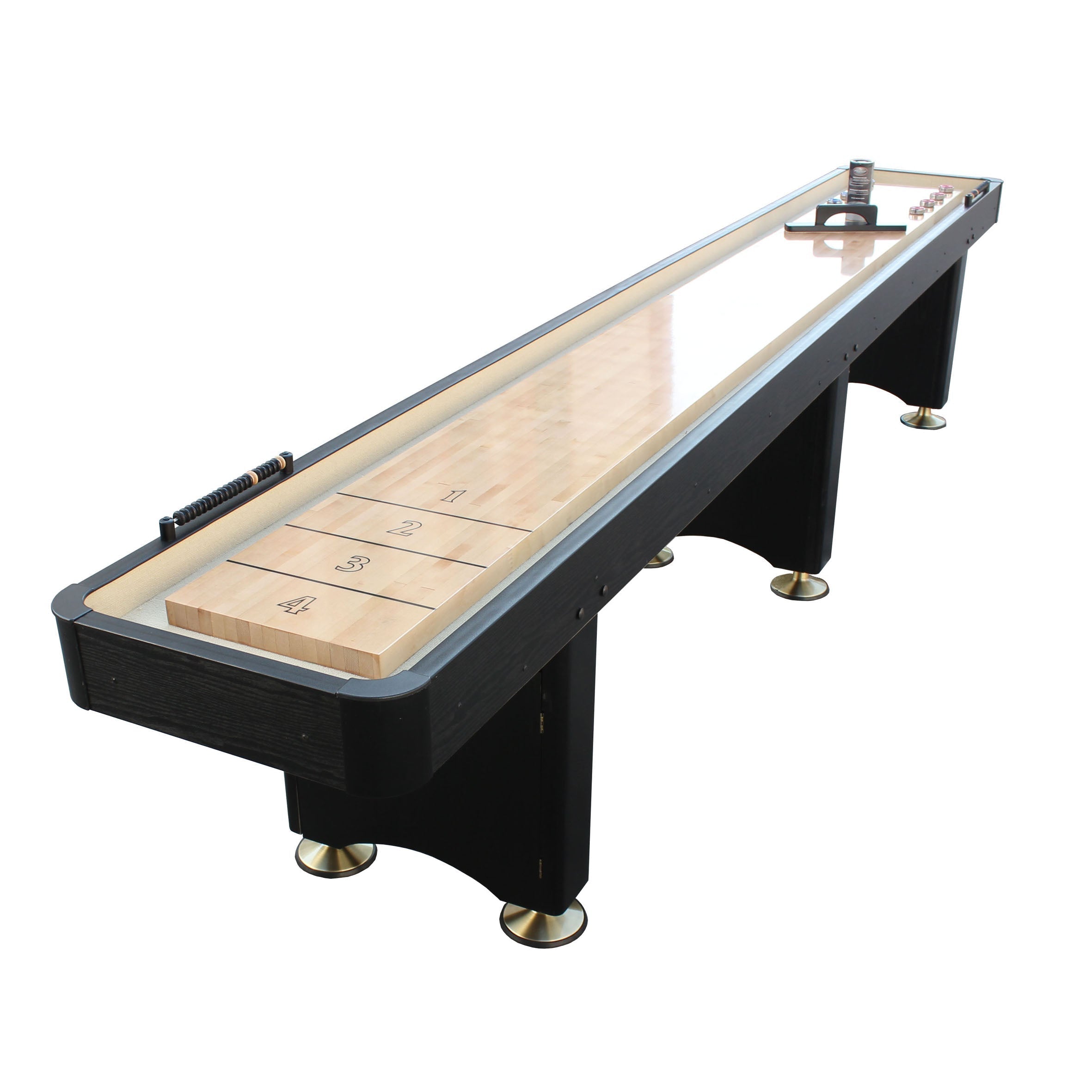 Playcraft Woodbridge Shuffleboard Table-Shuffleboard Tables-Playcraft-9' Length-Espresso-Game Room Shop