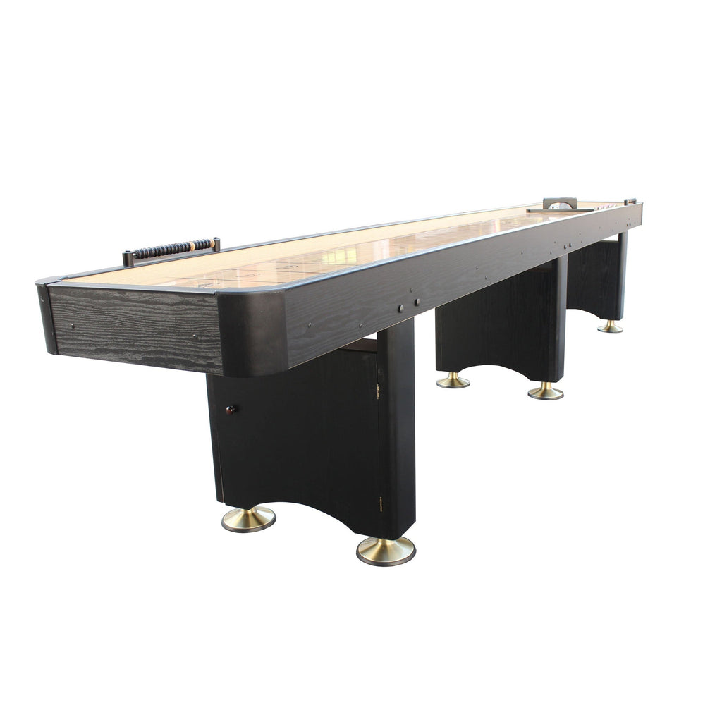 16' Black 2pc Woodbridge Shuffleboard Table