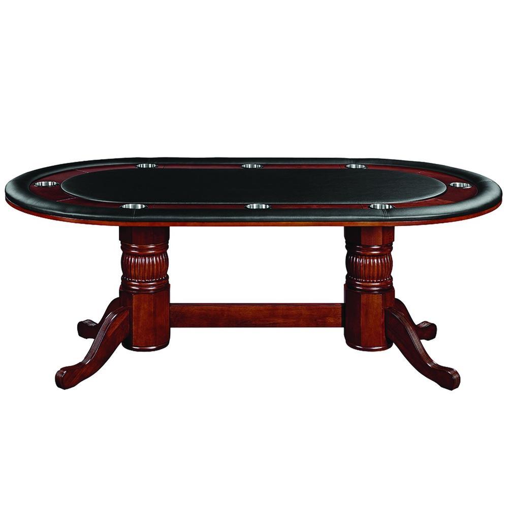 RAM Game Room 84 Texas Hold'em Game Table - English Tudor – Game Room Shop