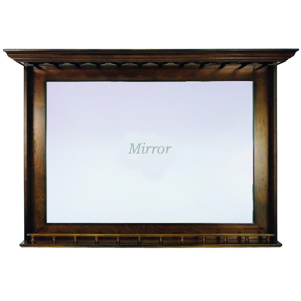 RAM Game Room Bar Mirror - Chestnut BMR CN - Game Room Shop