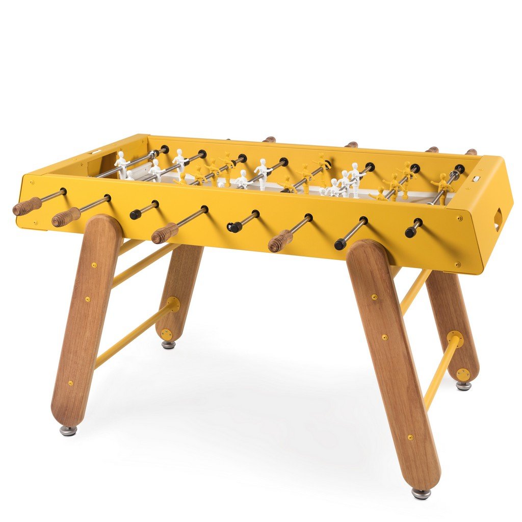 RS Barcelona RS4 Home Foosball Table-Foosball Table-RS Barcelona-Yellow-Game Room Shop