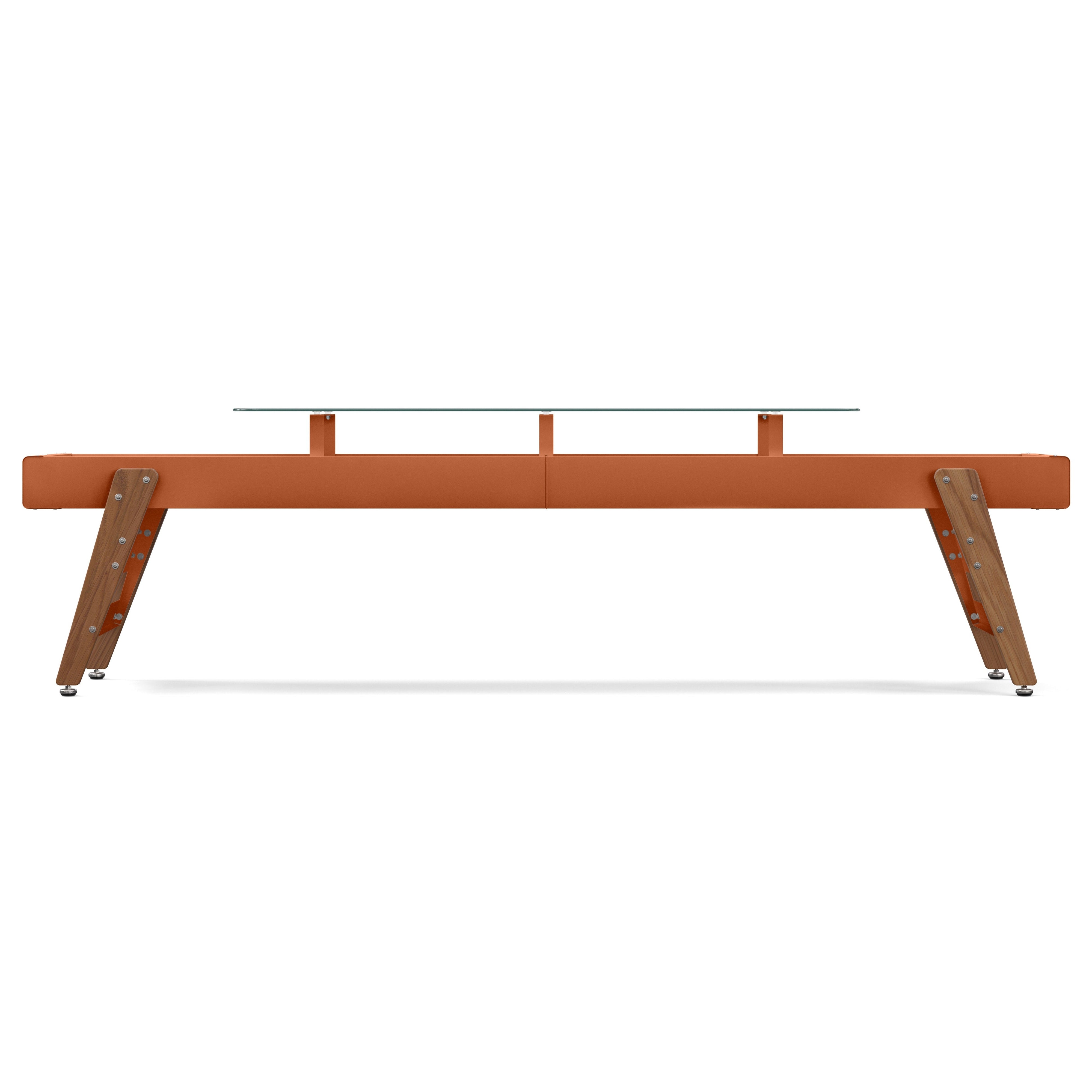 RS Barcelona Track Dining Shuffleboard Table-Foosball Table-RS Barcelona-9ft Length-Terracotta-Game Room Shop