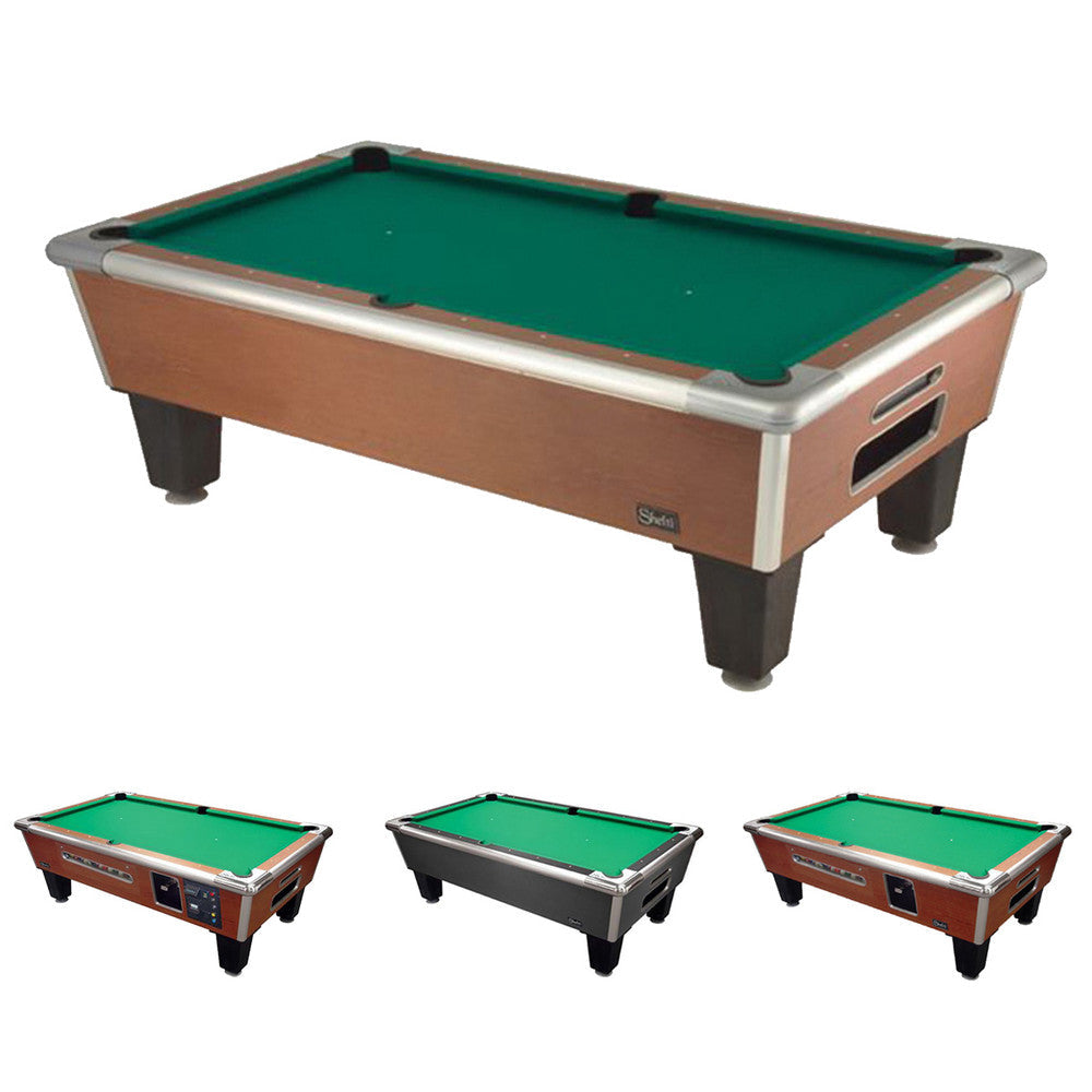 Shelti Bayside Pool Table - Coin Operated-Pool Table-Shelti-88" Length-Charcoal Matrix-Game Room Shop