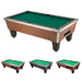 Shelti Bayside Pool Table - Coin Operated-Pool Table-Shelti-88" Length-Charcoal Matrix-Game Room Shop