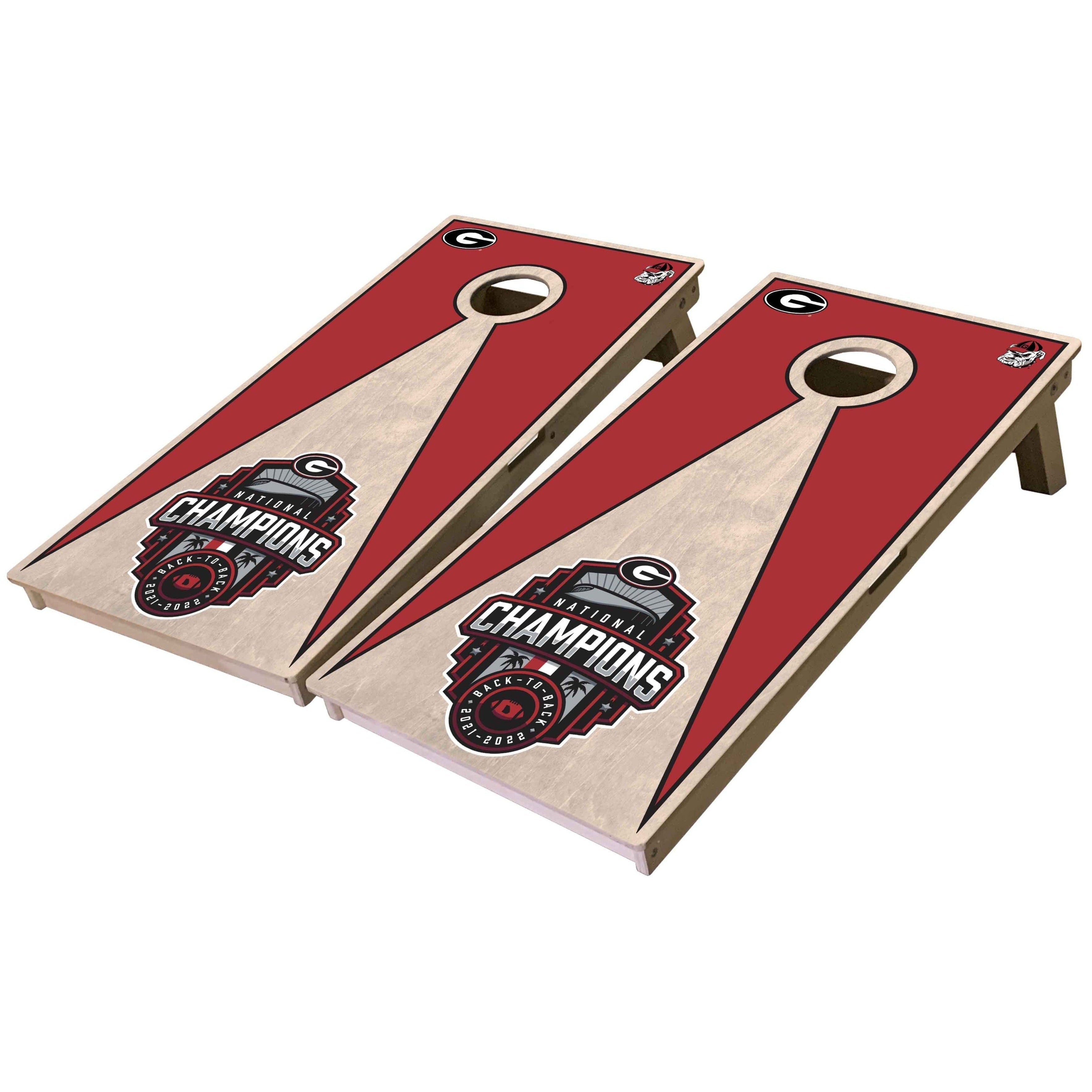 University of Georgia National Championship Cornhole Boards-Cornhole-WGC-Standard Series-Style 10-Game Room Shop