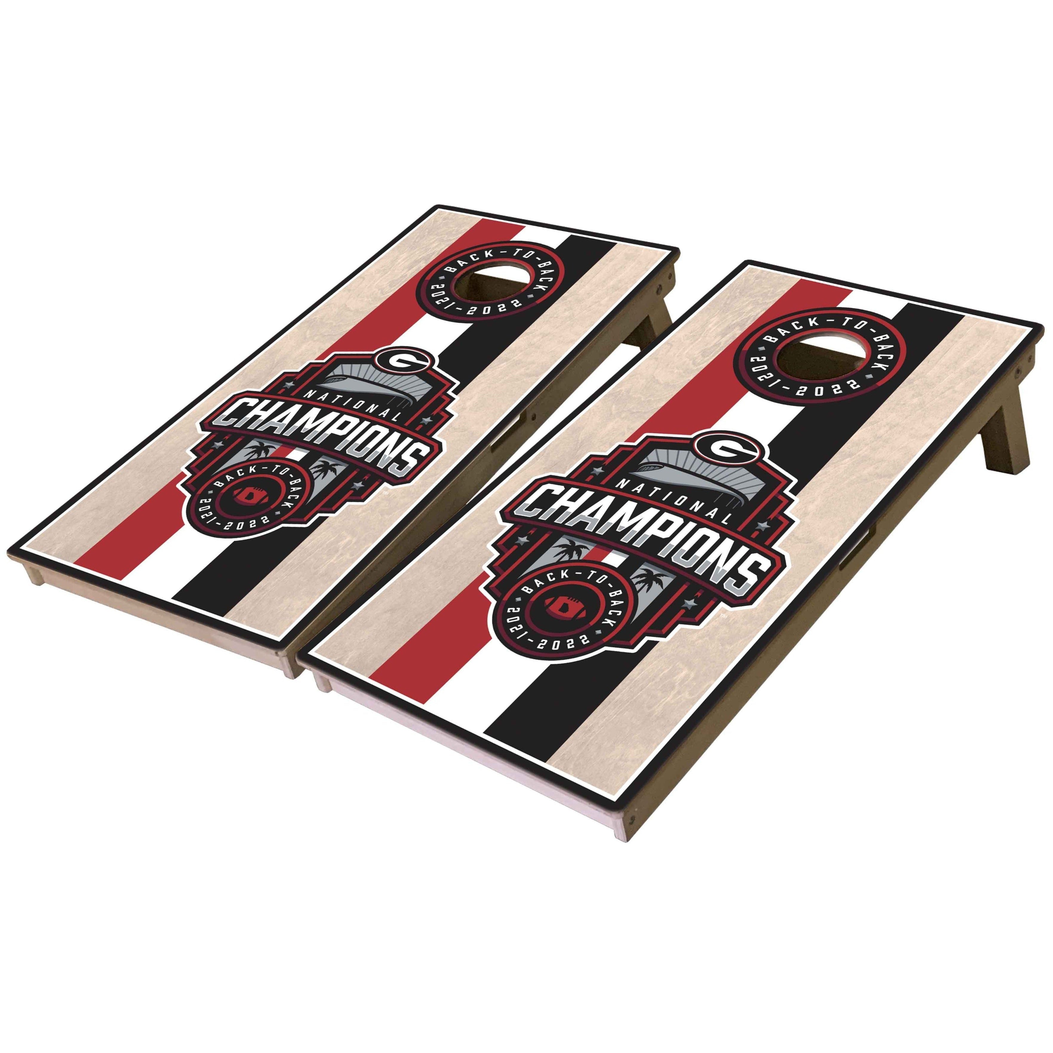 University of Georgia National Championship Cornhole Boards-Cornhole-WGC-Standard Series-Style 5-Game Room Shop