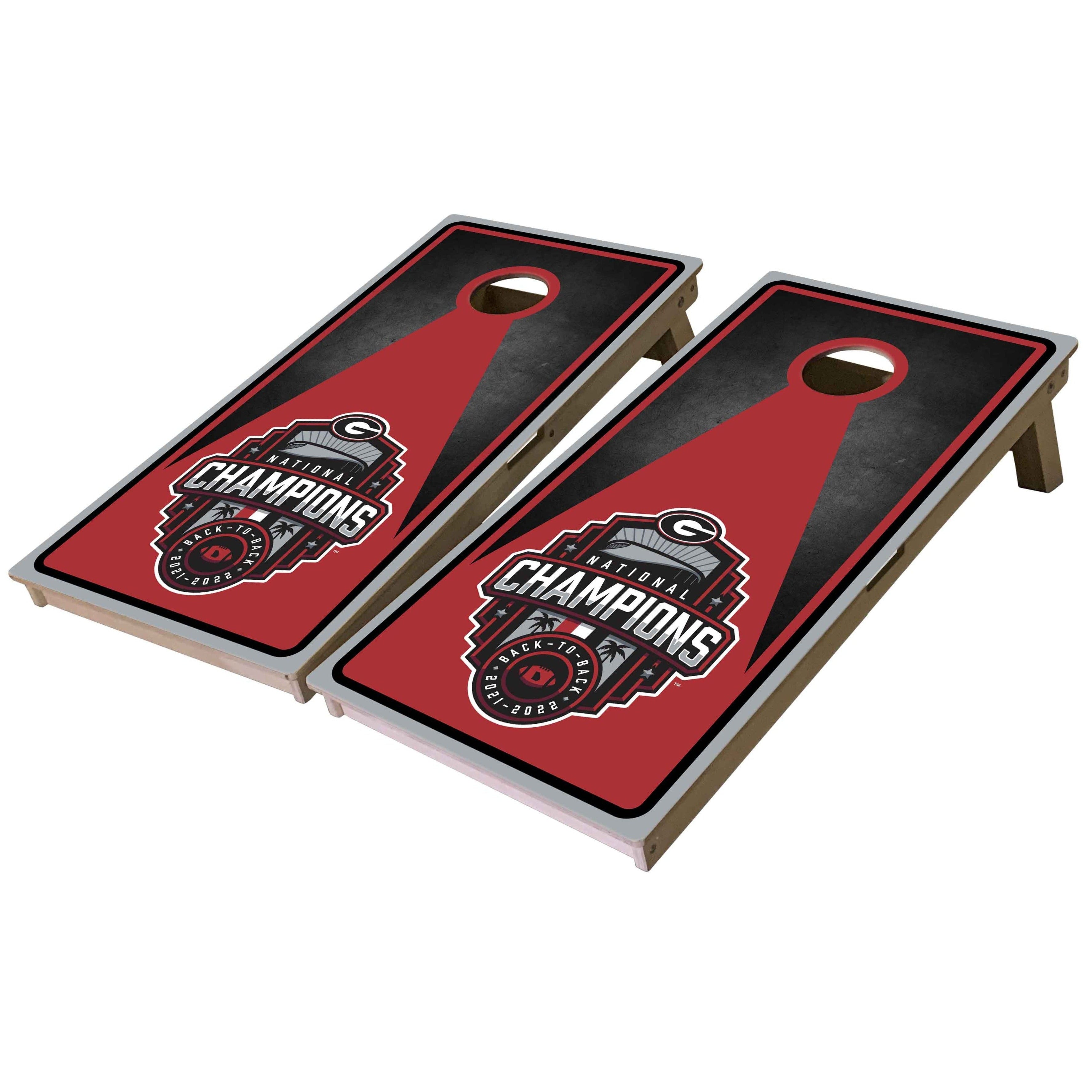 University of Georgia National Championship Cornhole Boards-Cornhole-WGC-Standard Series-Style 7-Game Room Shop