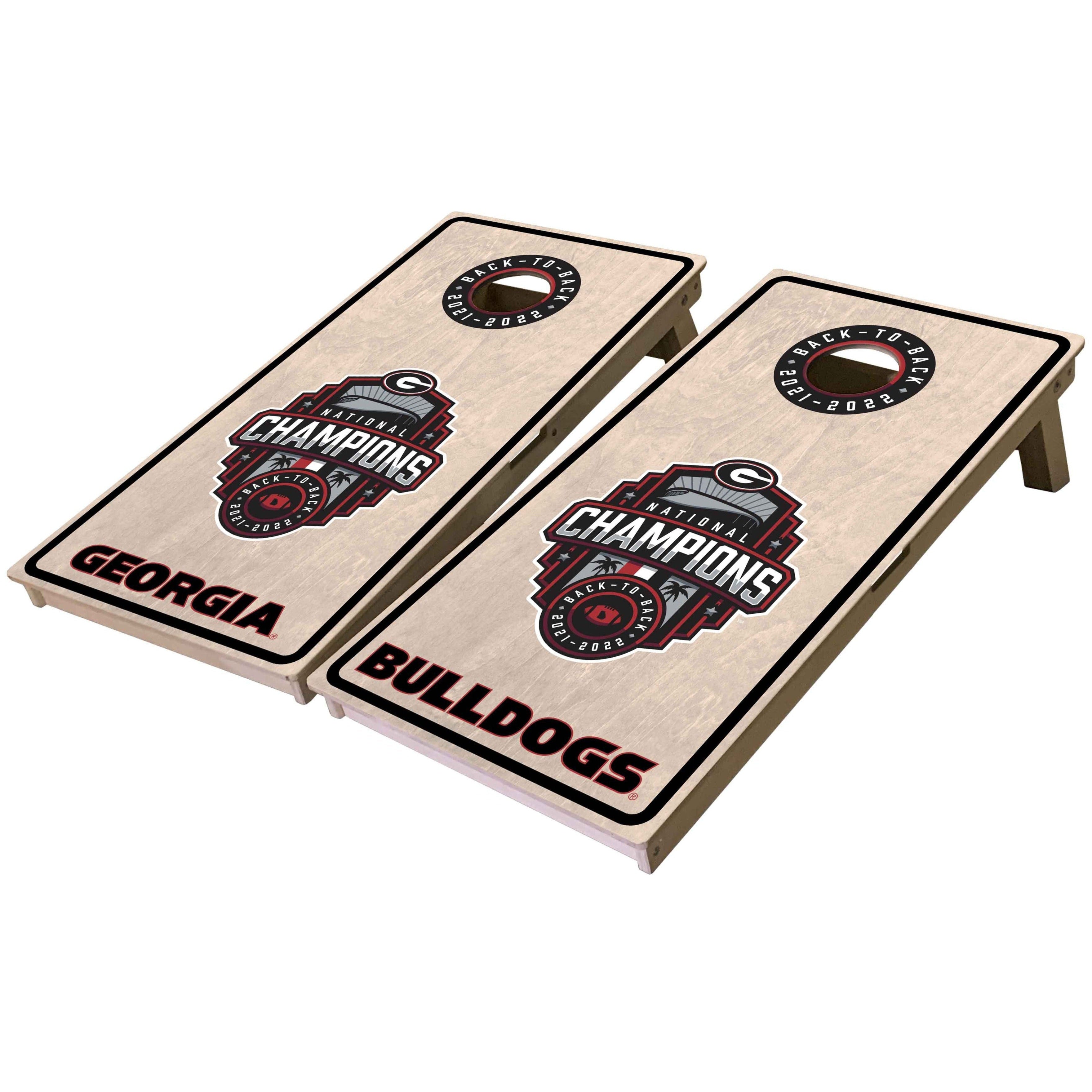 University of Georgia National Championship Cornhole Boards-Cornhole-WGC-Standard Series-Style 9-Game Room Shop