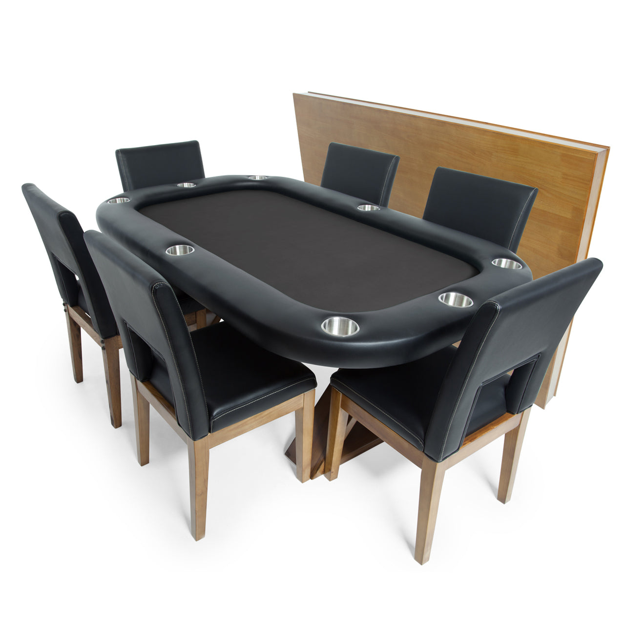 BBO Poker Tables The Helmsley Poker Table with Dining Top-Poker & Game Tables-BBO Poker Tables-Game Room Shop