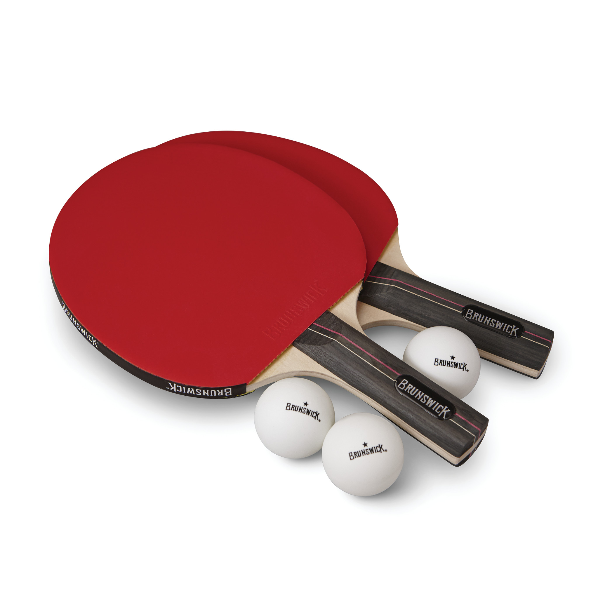 Brunswick Table Tennis 2pcs Paddle and Ball Set-Accessories-Brunswick-Game Room Shop