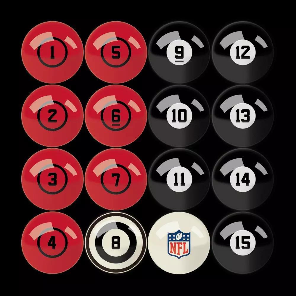 Kansas City Chiefs Imperial Billiard Ball Set with Numbers