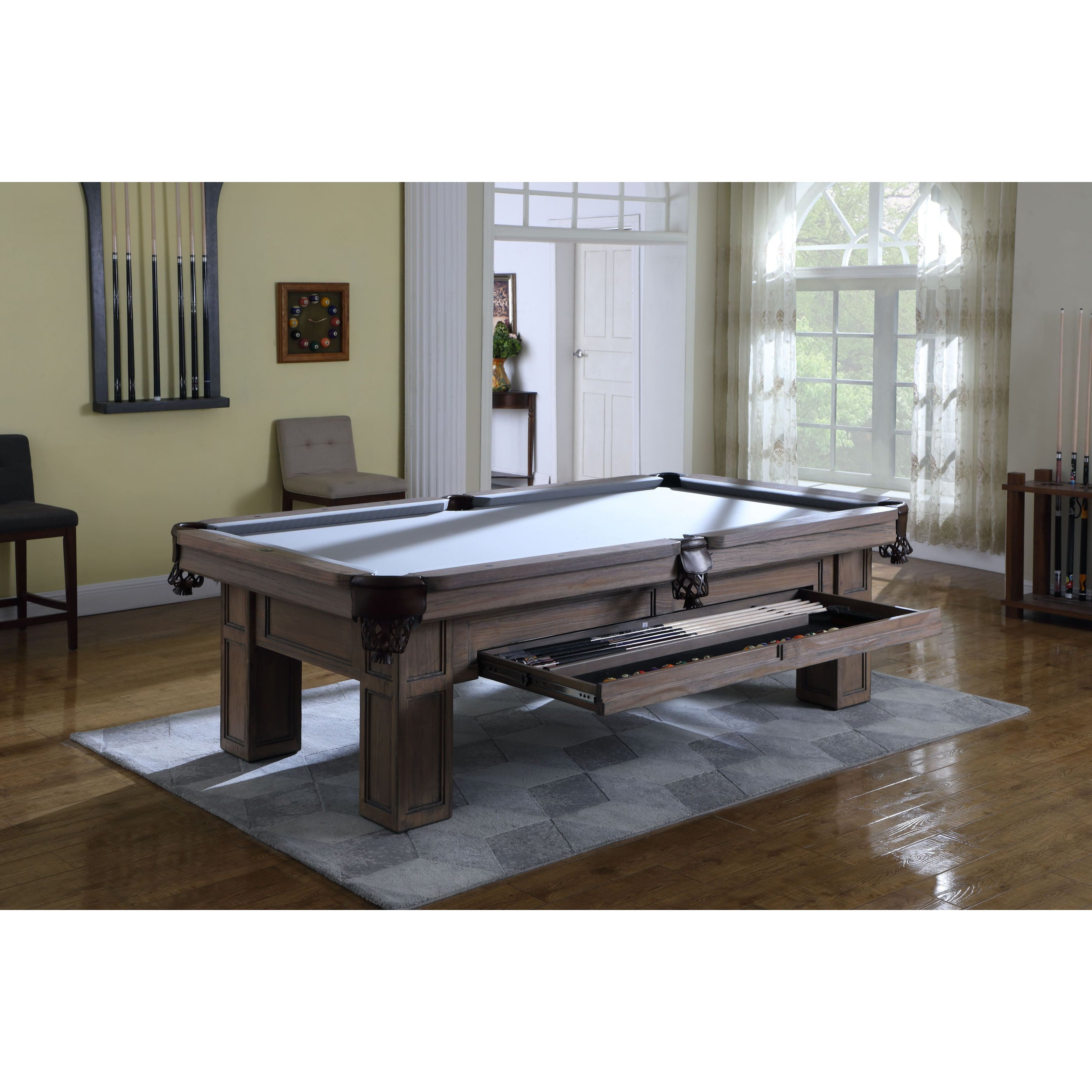 Playcraft Cooper Creek 8' Slate Pool Table-Billiard Tables-Playcraft-Game Room Shop