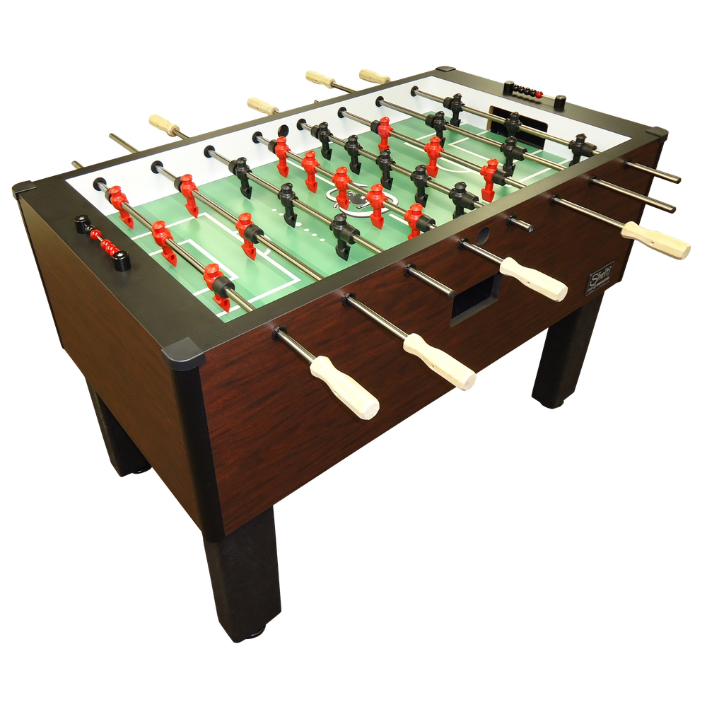 Shelti PRO FOOS II Deluxe Mahogany Foosball Table with 3-Man Goalie CS-D-FM - Game Room Shop