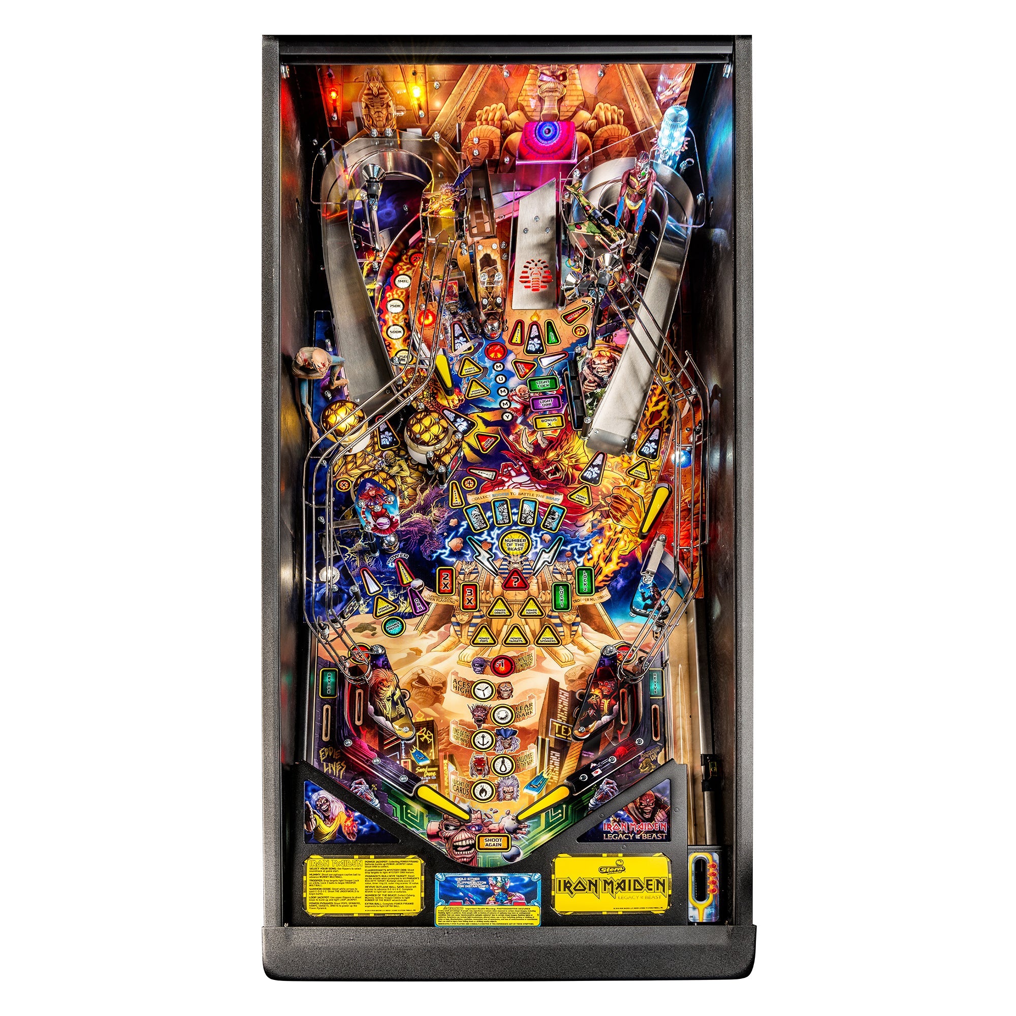 Buy Iron Maiden Premium Pinball Machine Online - Premium Pinballs LLC